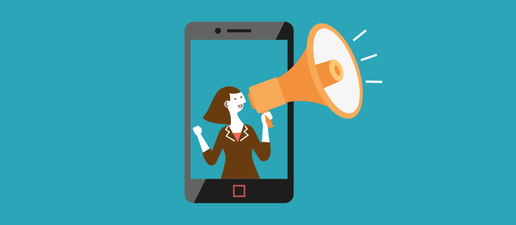 Illustration showing Digital PR example